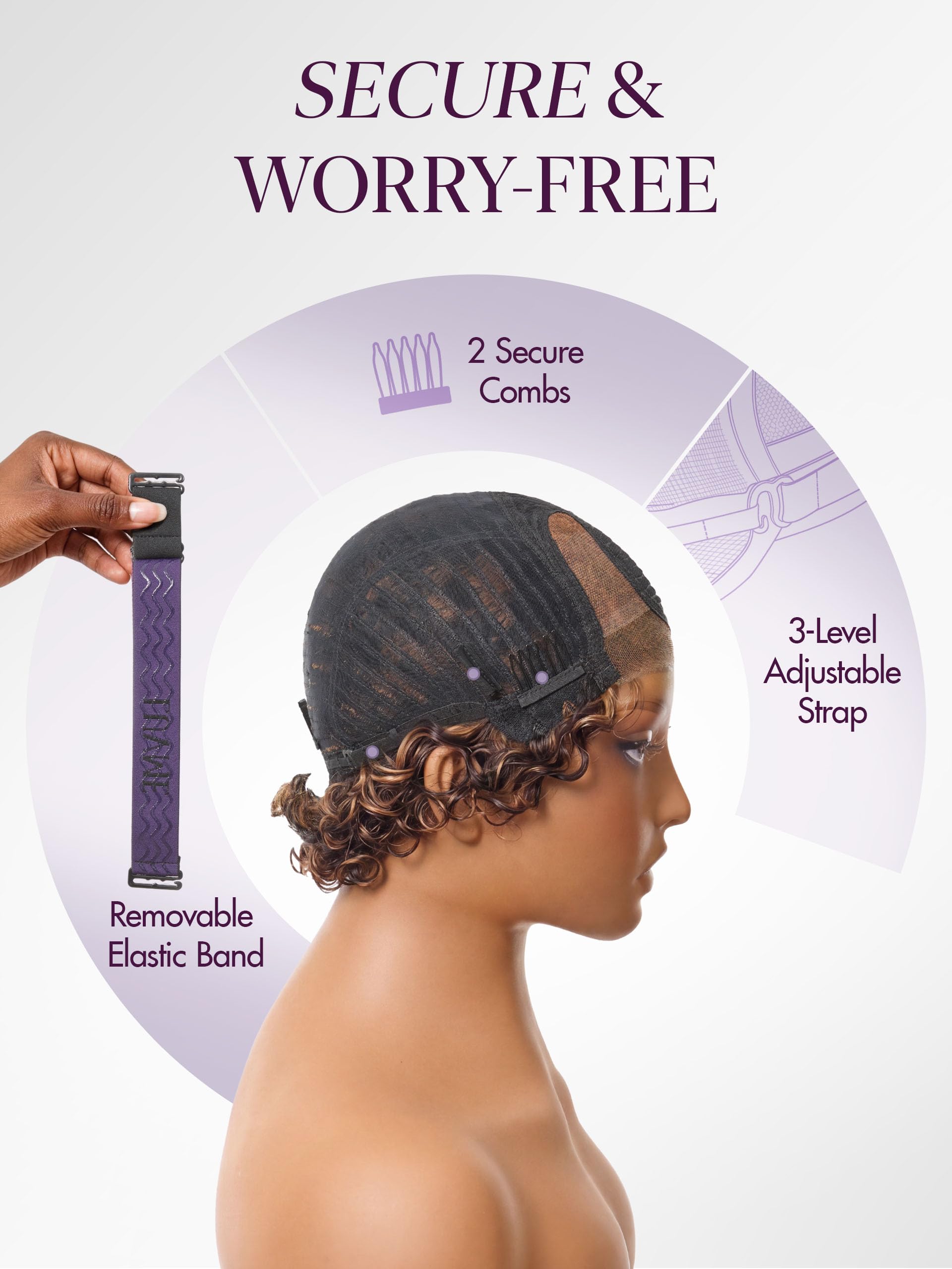 LUVME ready-to-wear packaging emphasising pre-cut convenience and protection