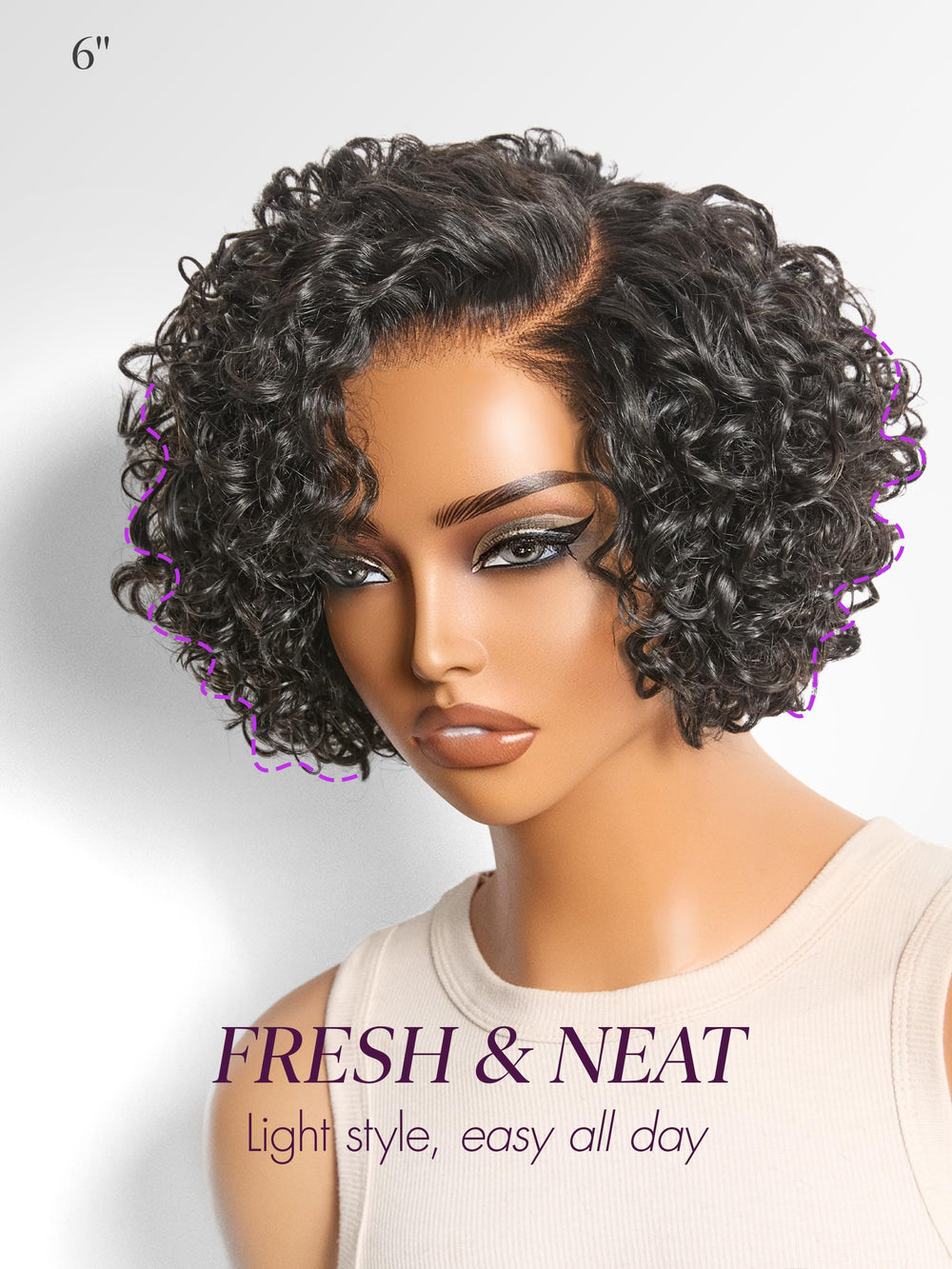 LUVME side profile showing water wave texture and lively movement benefit