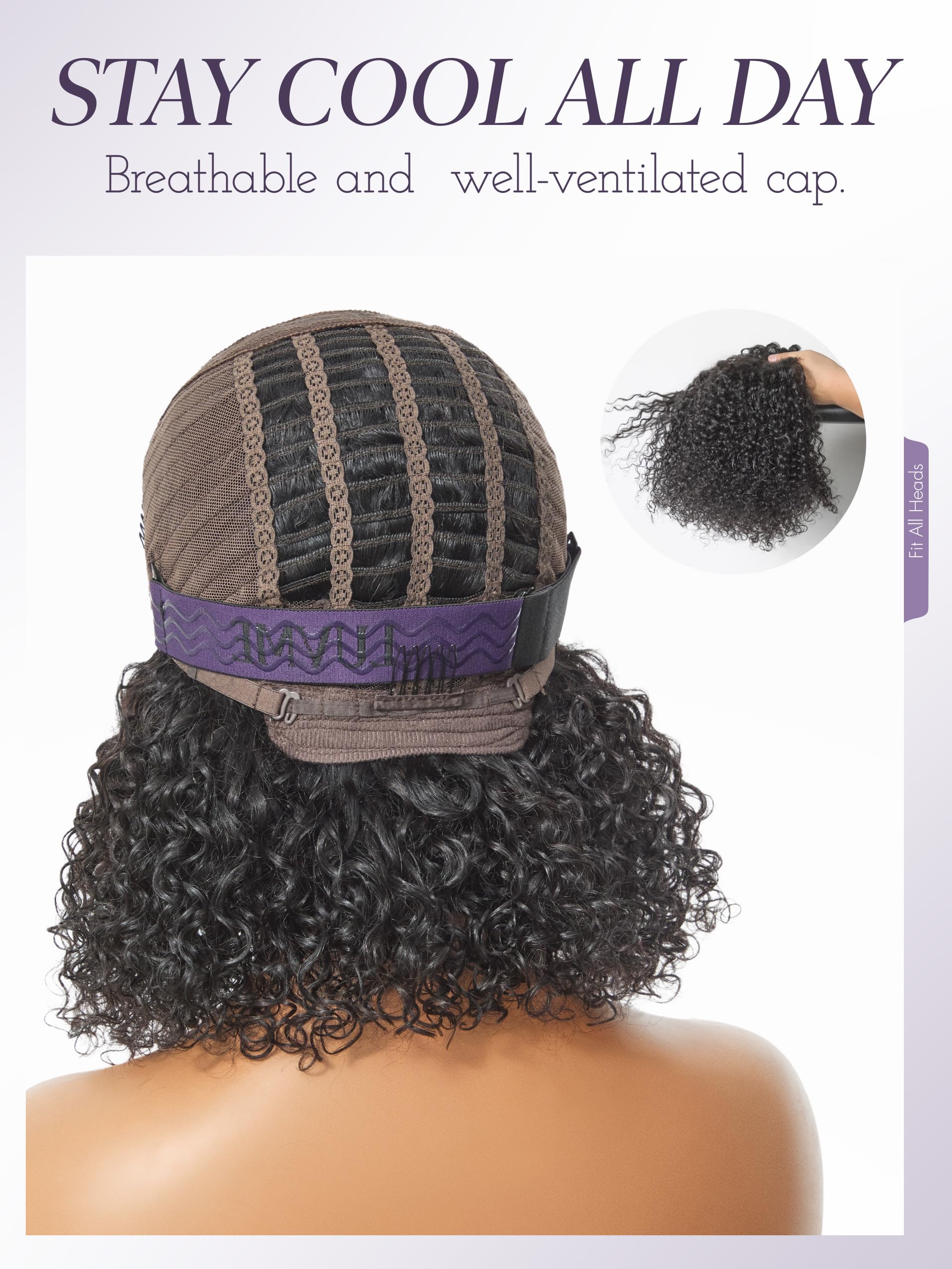 LUVME styling comparison showing straight and curly options for versatility benefit