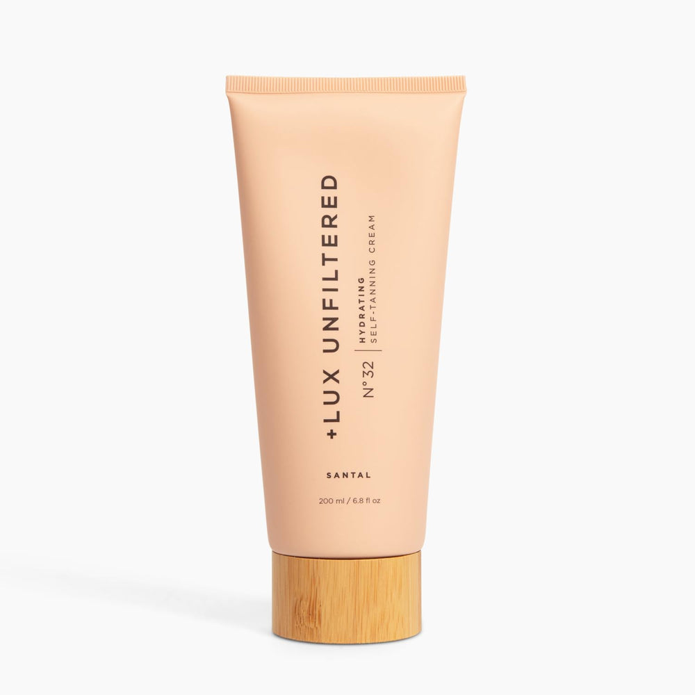 Lux Unfiltered before and after on fair to medium skin for subtle glow