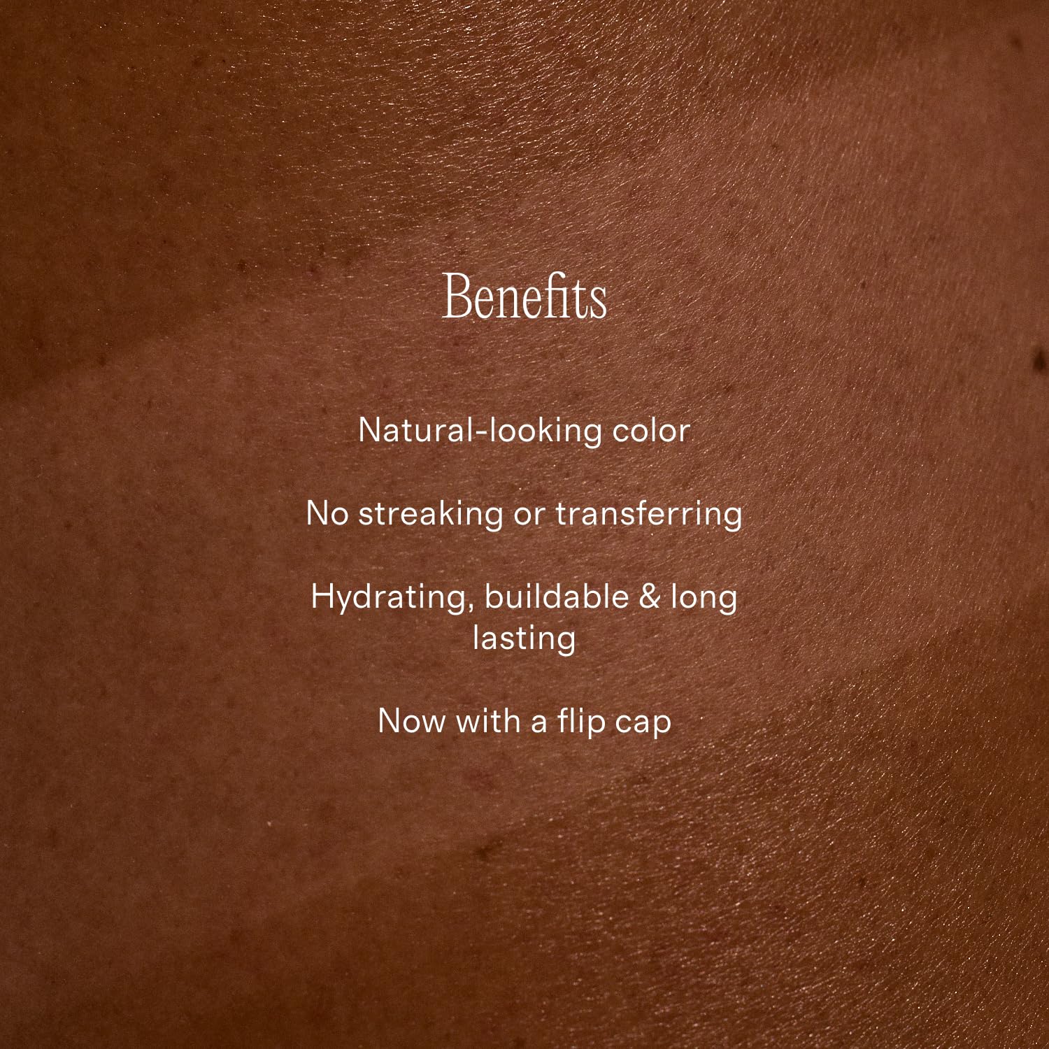 Lux Unfiltered creamy texture close-up showing smooth blendability and hydrating finish benefit