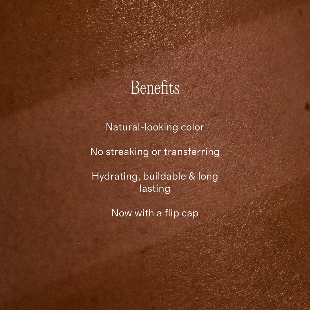 Lux Unfiltered creamy texture close-up showing smooth blendability and hydrating finish benefit