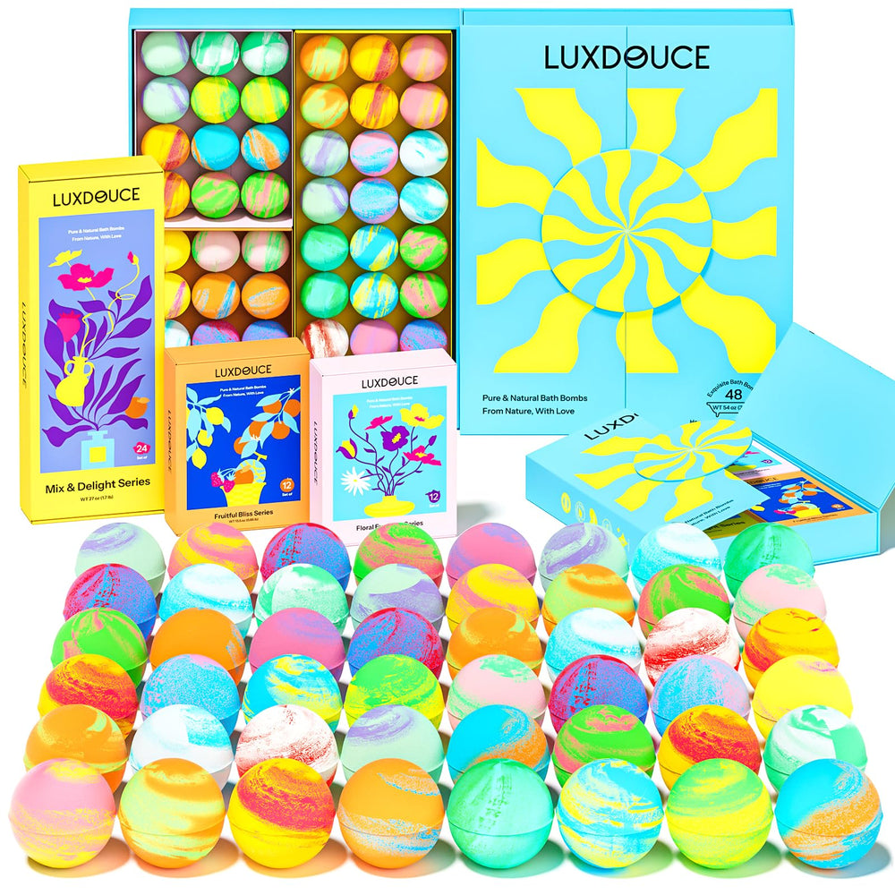 LUXDOUCE front packaging showing elegant gift-ready presentation and variety