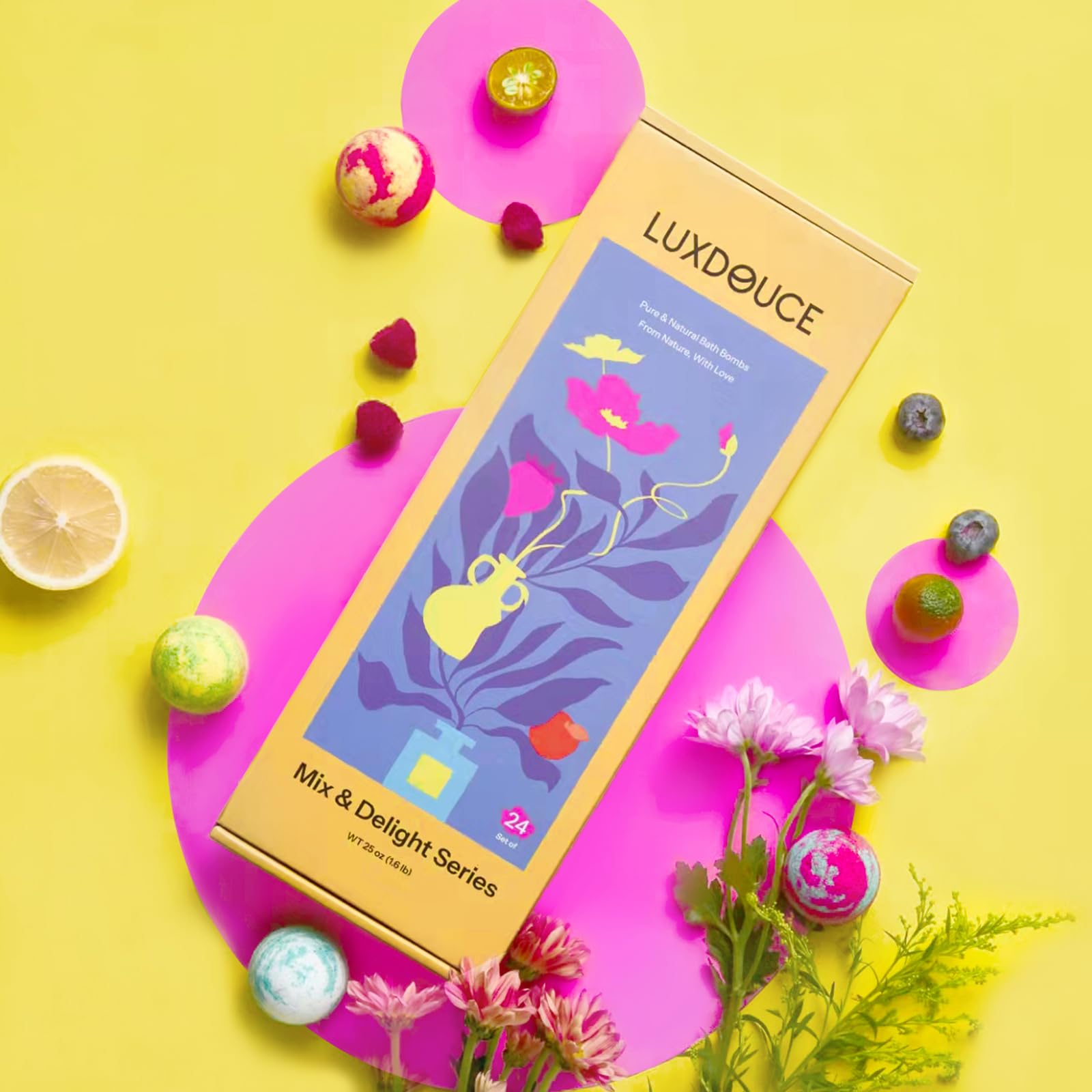 LUXDOUCE gift-ready packaging on table ready to present and impress