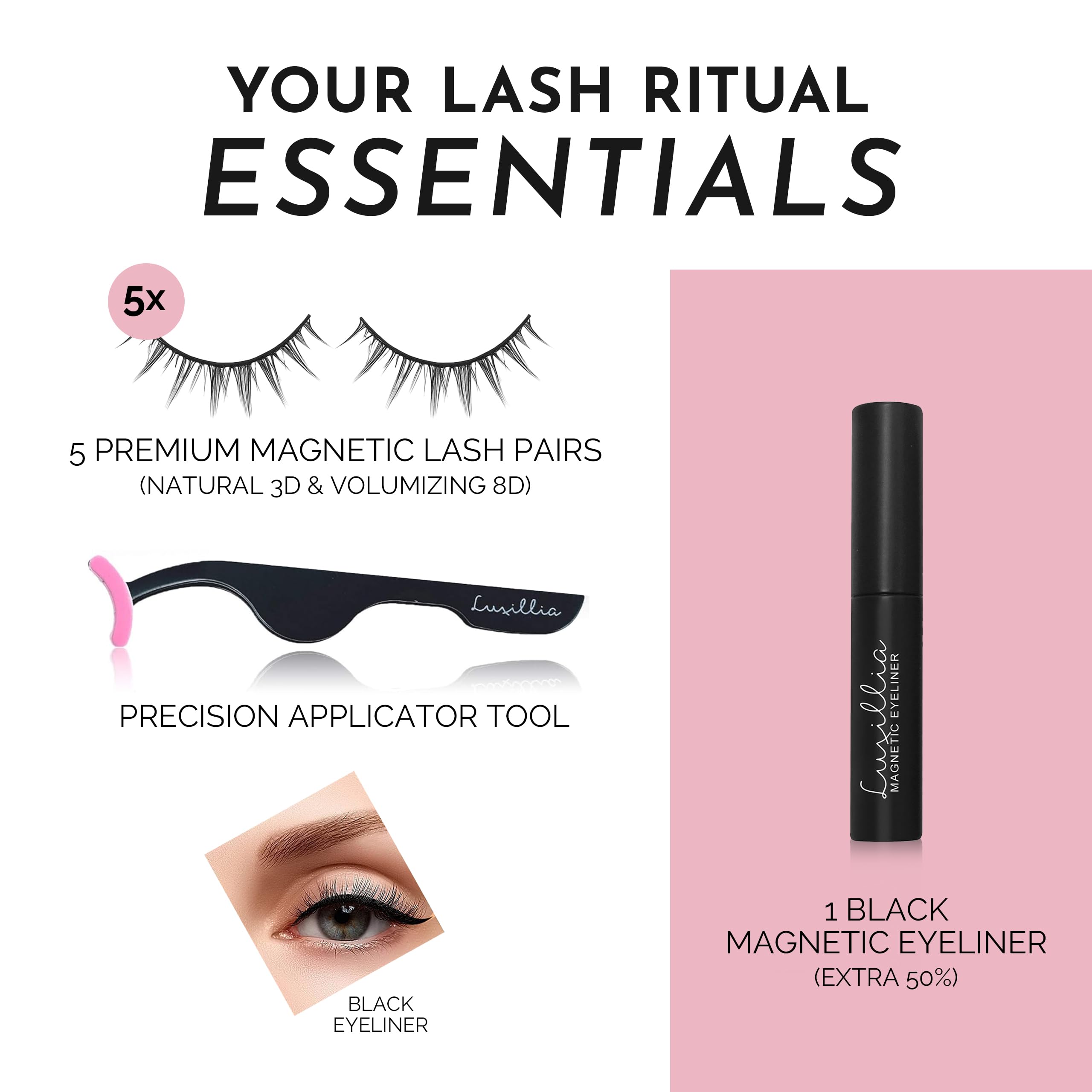 Luxillia precision applicator detail for accurate, mess-free placement