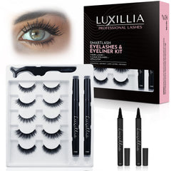 Luxillia front packaging displaying kit contents and benefits