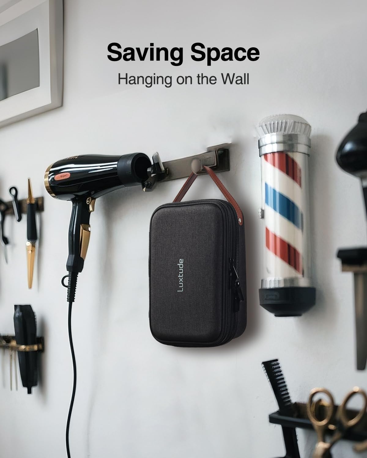Luxtude packed in backpack showing travel-ready protection for gear