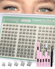 Lvmixwig front packaging showing kit components and easy use benefit