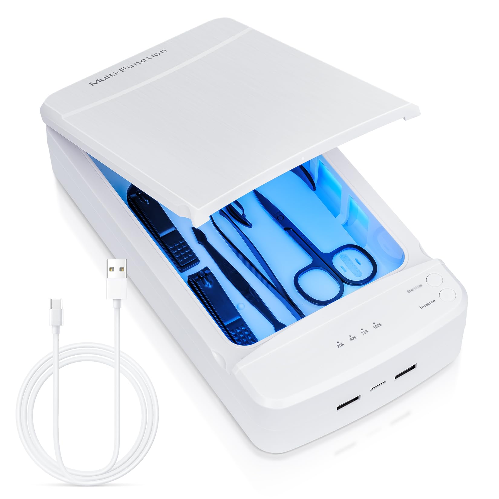 LXIANGN front view closed showing compact portability and quick access