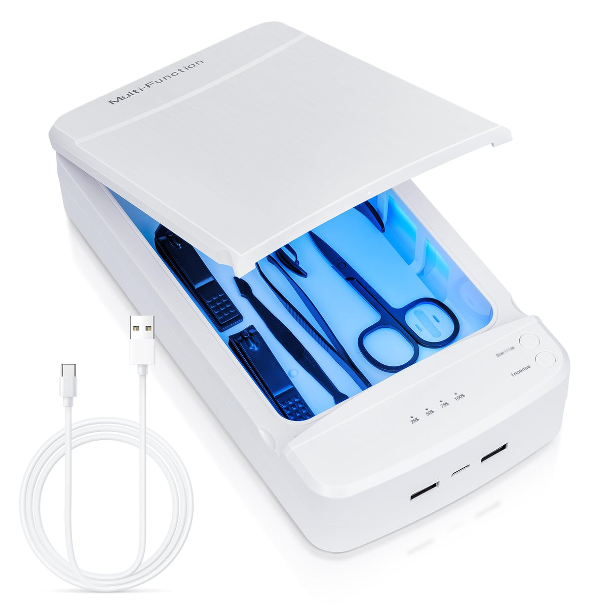 LXIANGN front view closed showing compact portability and quick access
