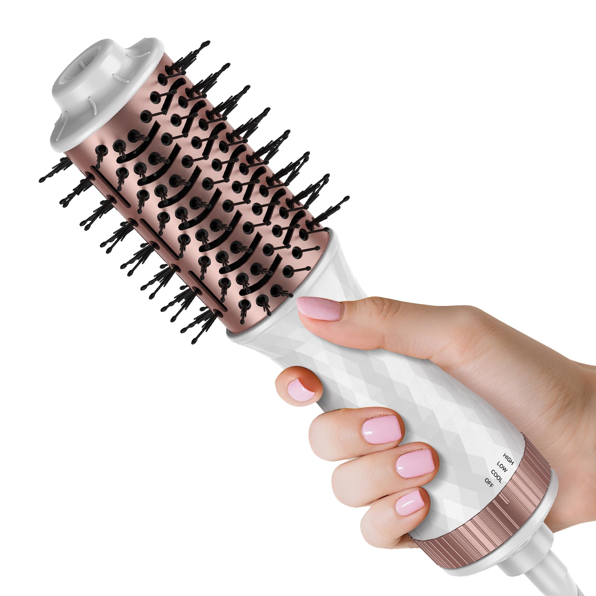 LYBHBDGHM front packaging showing compact travel brush benefit portability