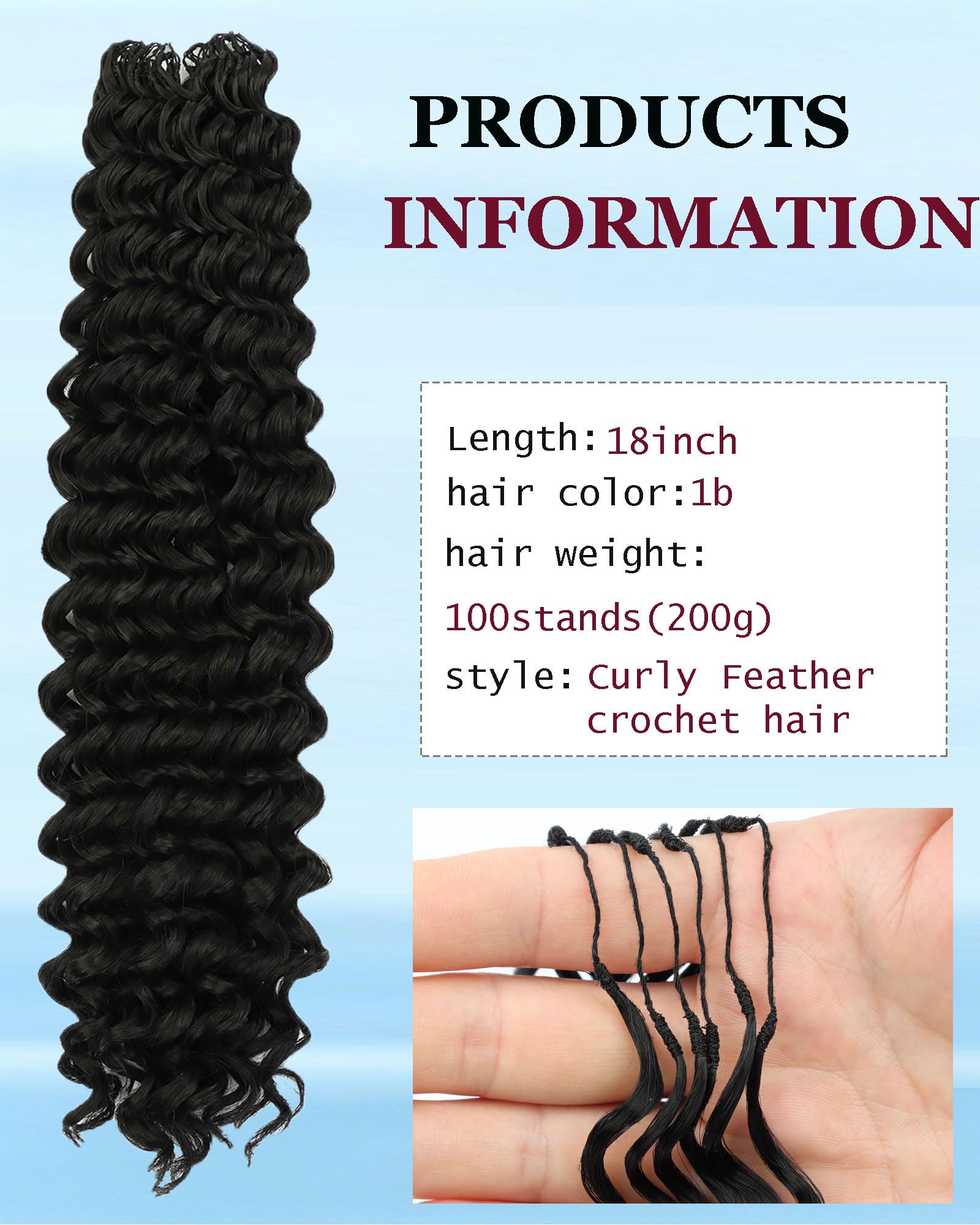 LYCSOU close-up deep wave texture for natural bounce