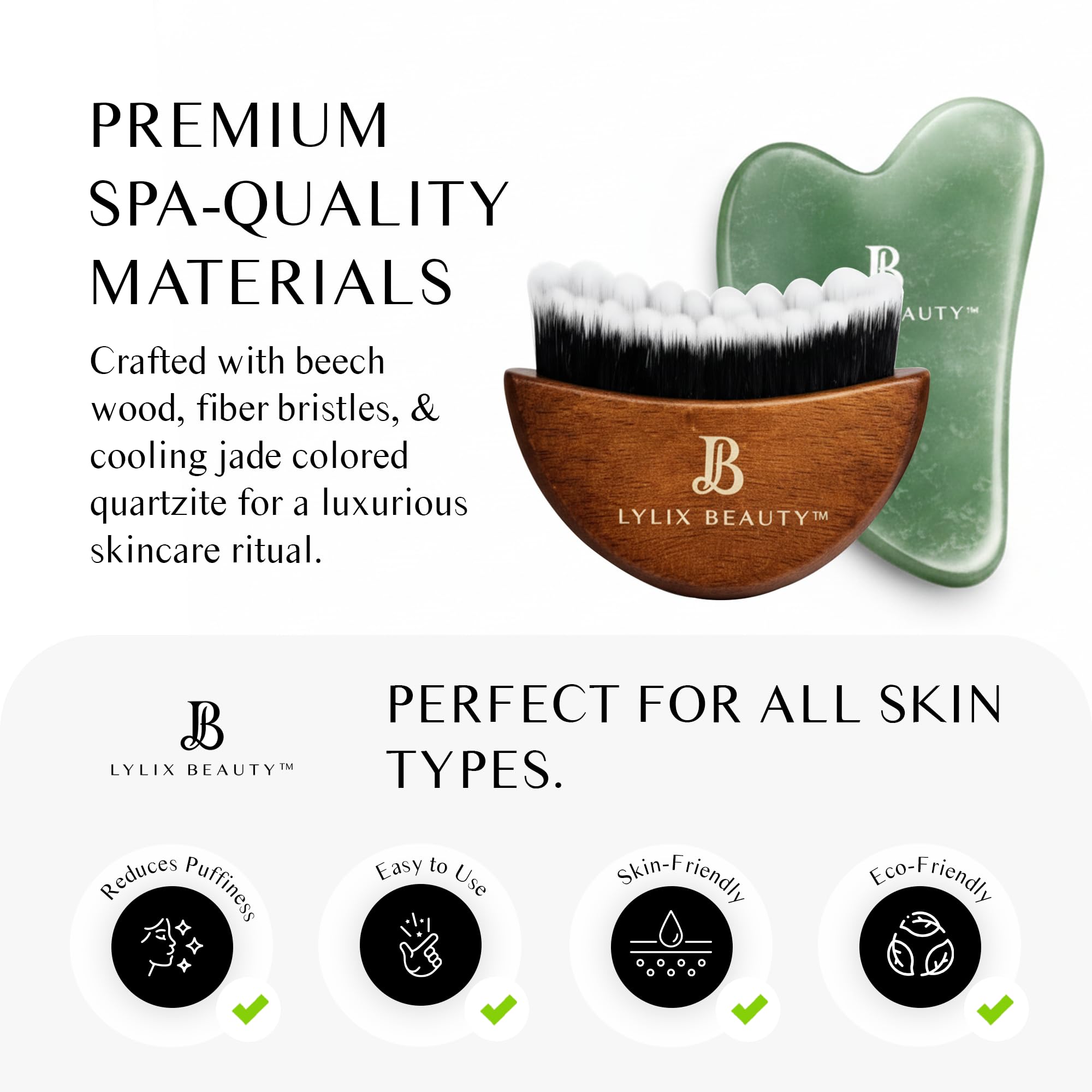 Lylix Beauty brush held in hand to show scale and ergonomic handle control