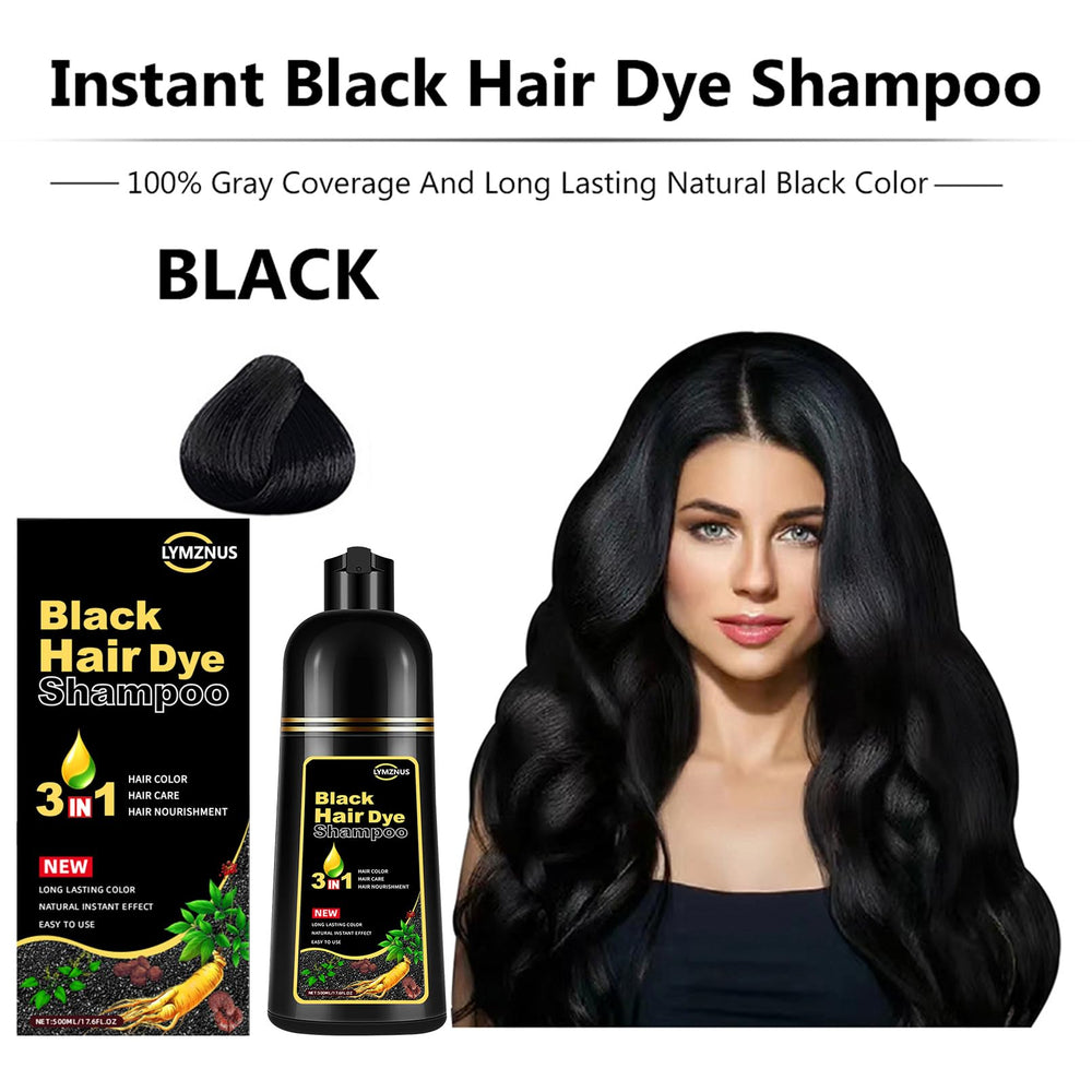 lymznus creamy shampoo texture poured into palm, demonstrating easy spreadability
