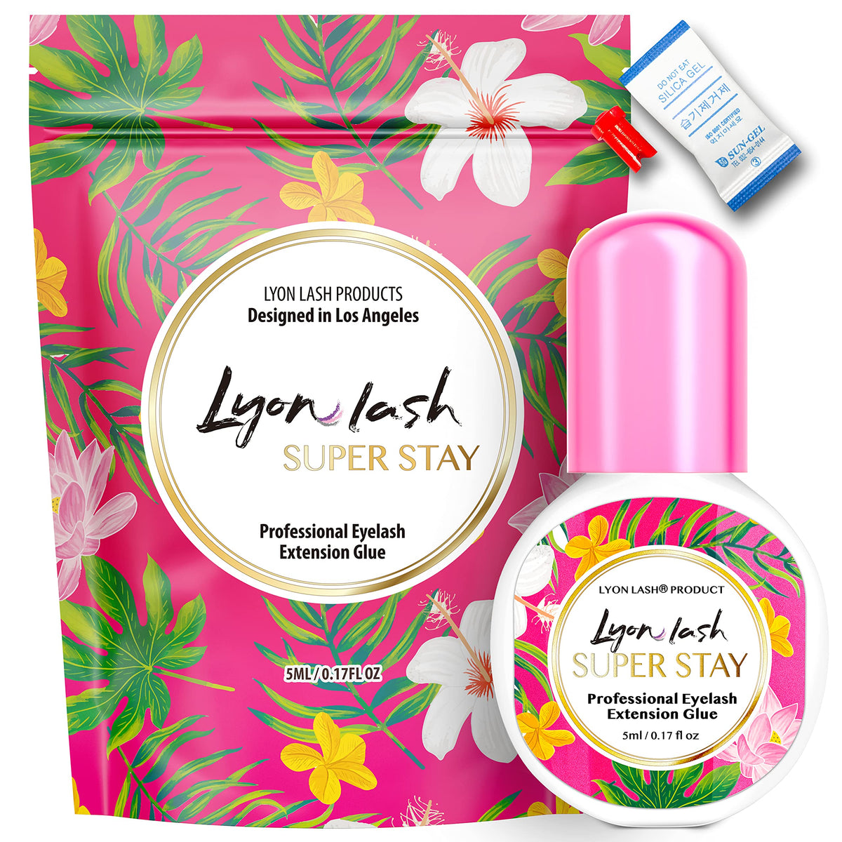Lyon Lash front packaging showing professional 5ml glue for fast application