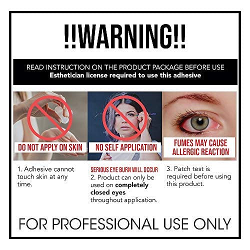 Lyon Lash label closeup showing product details and safety information benefit