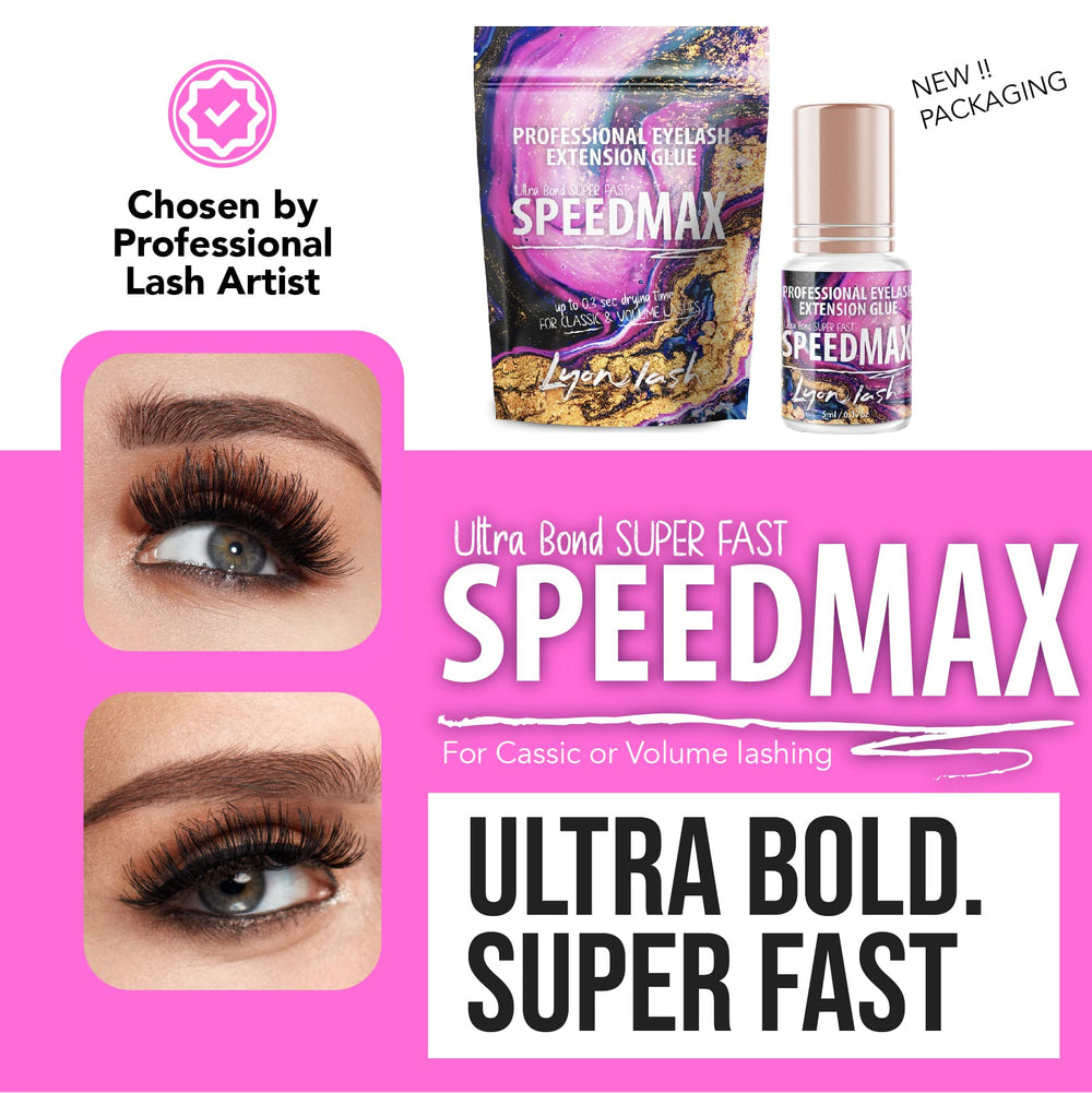 Lyon Lash used by technician applying extensions demonstrating faster appointment times