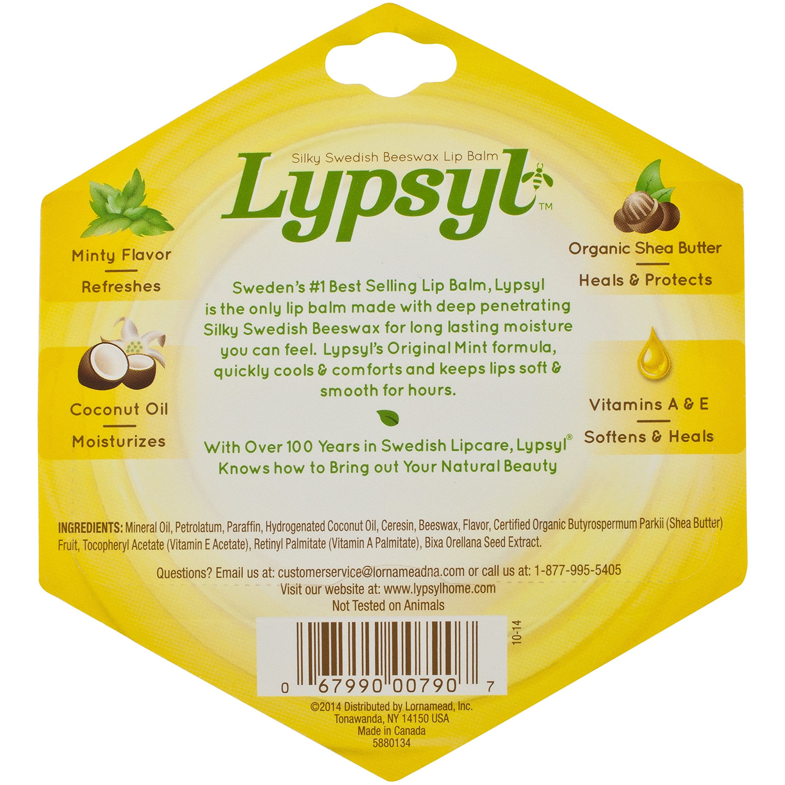 Lypsyl in-hand lifestyle shot demonstrating one-handed slide application for on-the-go moisture