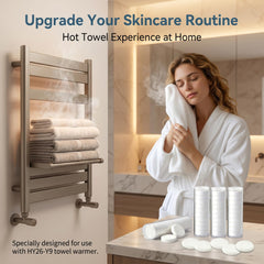 LZDEMI towel inside smart warmer demonstrating quick hot towel benefit
