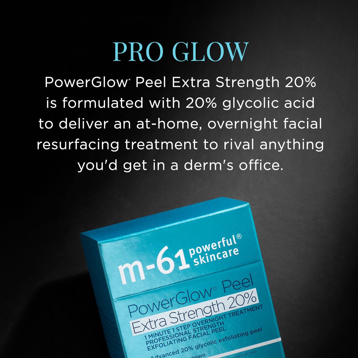 m-61 before and after skin texture comparison showing smoother skin