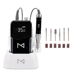 M Mase front view showing sleek black finish and control panel benefit: clear controls