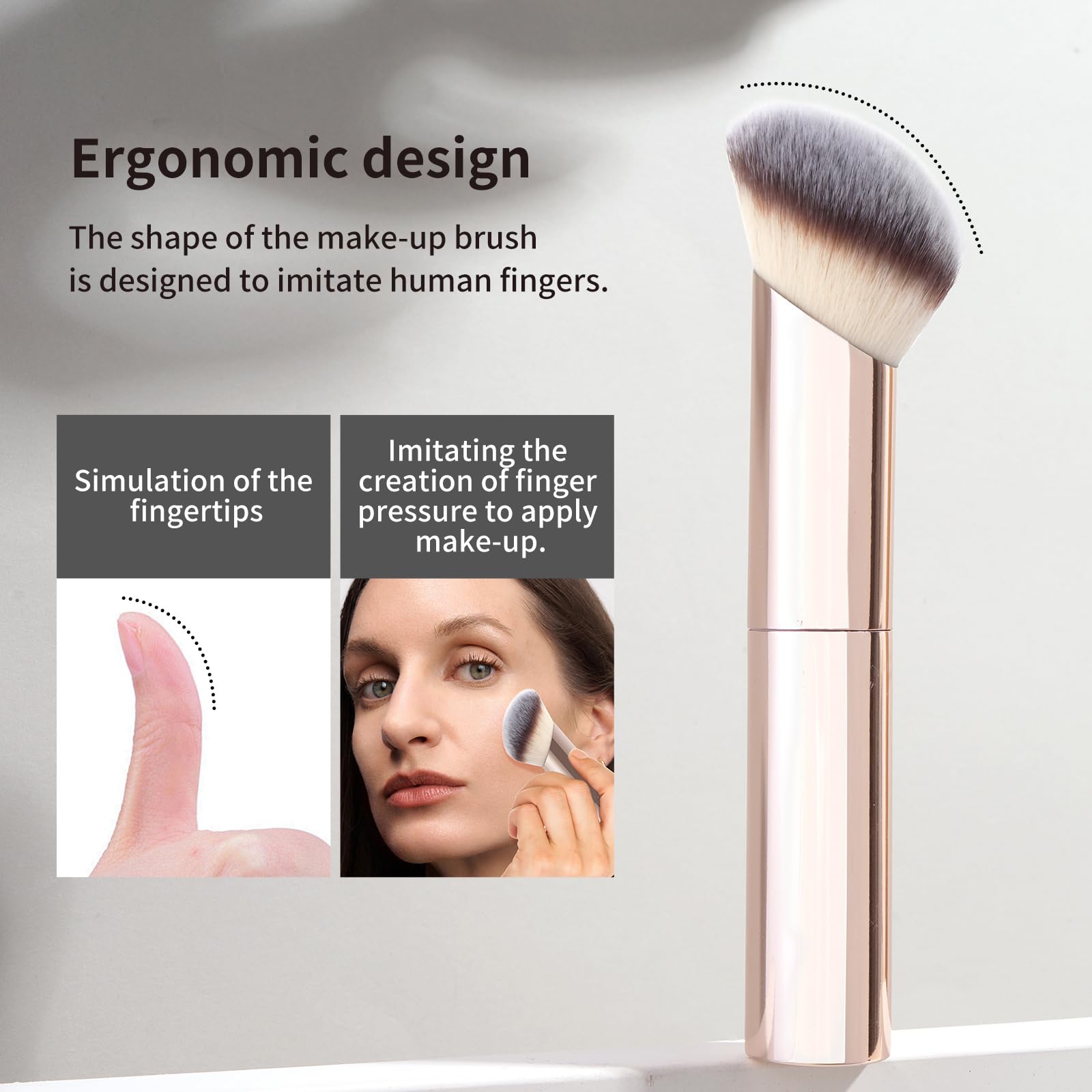MAANGE eye brushes arranged to display precision tools for blending and liner
