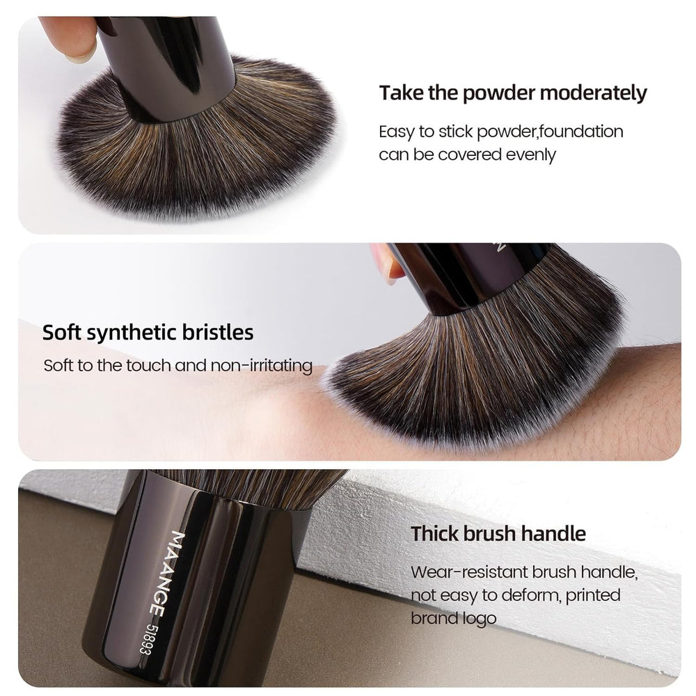 MAANGE gift box open with brushes inside for elegant storage and gifting