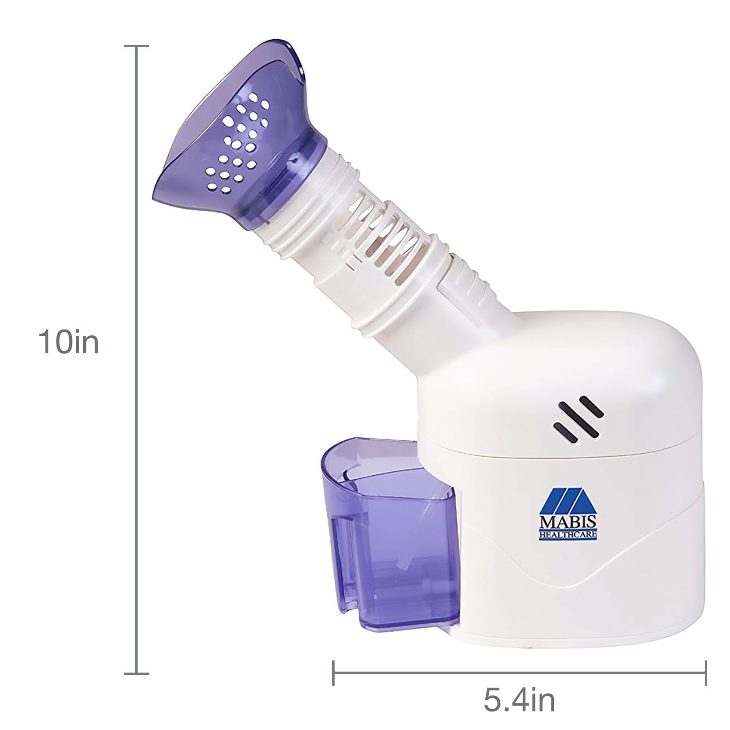 MABIS measuring cup and fill cap view helping accurate water fills and tidy handling