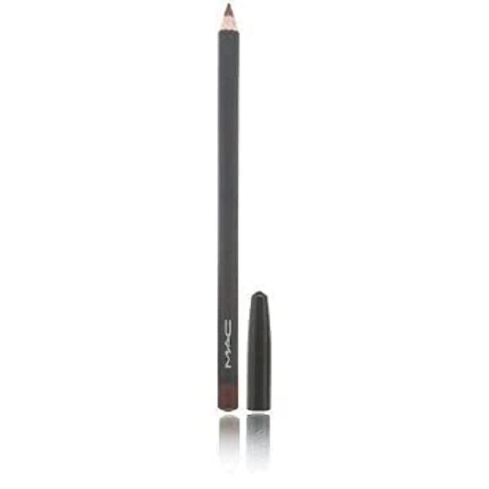 MAC Chestnut lip pencil front packaging showing slim pencil and color tip for precise lining