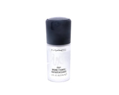 MAC Prep + Prime Fix+ being misted on skin to refresh makeup and hydrate