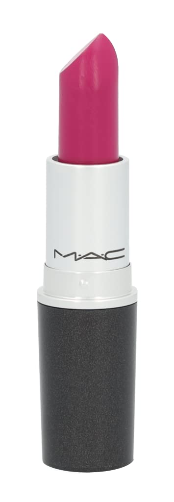 MAC close-up of lipstick bullet texture showing velvety matte finish and rich pigment