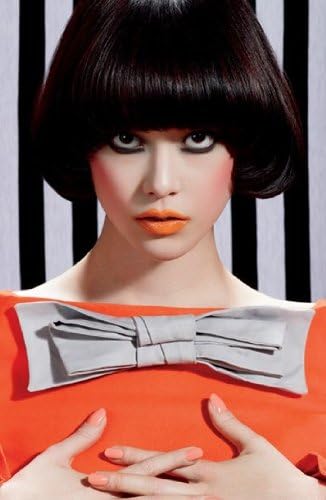 MAC Frost CB 96 worn on lips in lifestyle shot showing luminous frosted effect