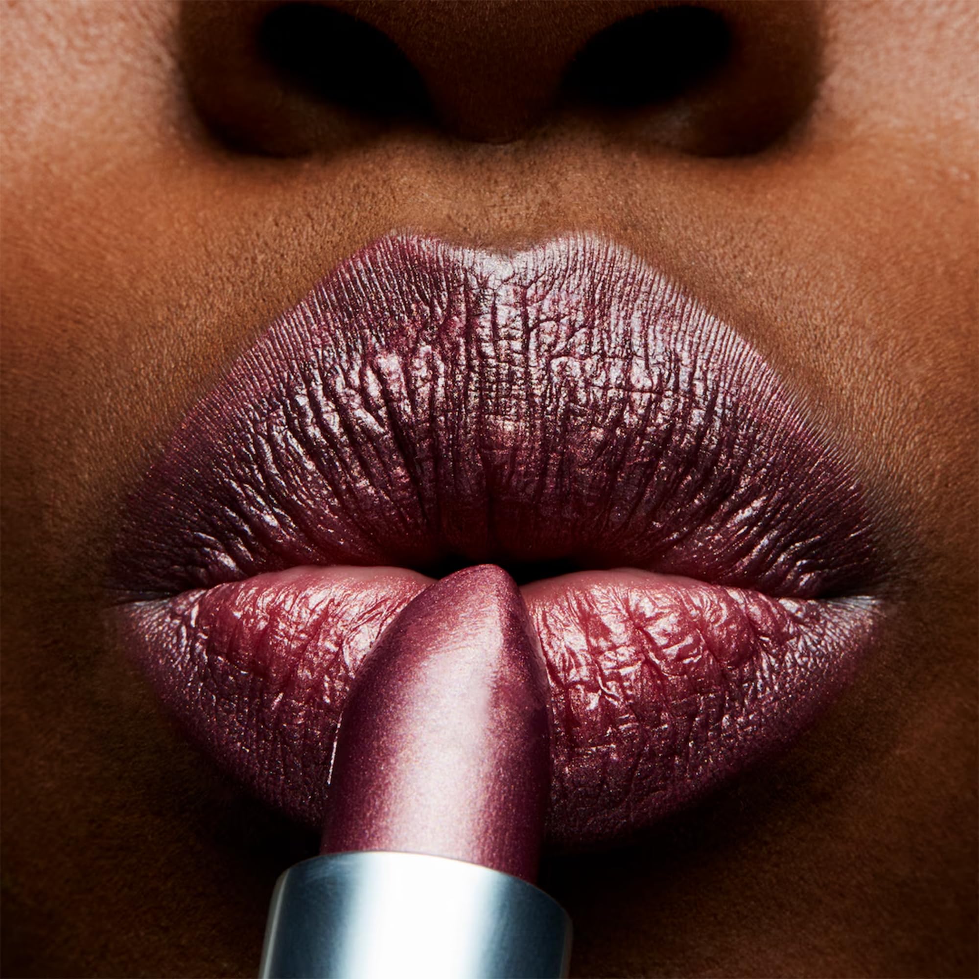 MAC Frost texture close-up showing creamy pearl payoff benefit