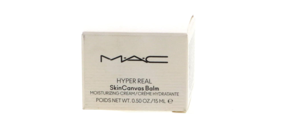 MAC Hyper Real SkinCanvas balm being applied on hand to show fast absorption benefit