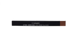 MAC lip pencil front view showing packaging and shade, for easy selection