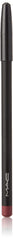 MAC lip pencil front view showing clean pencil and label, precise application benefit