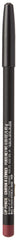 MAC lip pencil sharpened tip close-up highlighting creamy texture and control benefit