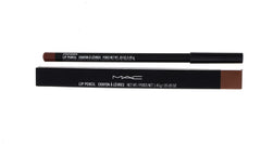 MAC lip pencil tip close-up demonstrating creamy texture and precise point