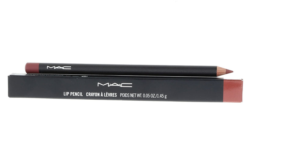 MAC Lip Pencil Whirl texture swatch on skin showing creamy glide and true color