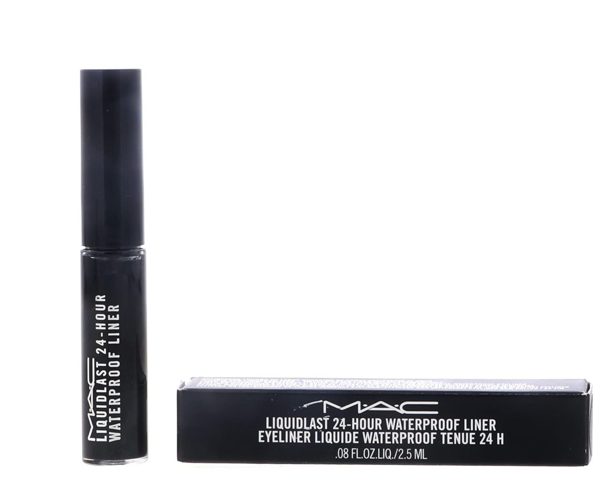MAC Liquidlast front view showing sleek packaging and clear product identity, perfect intensity