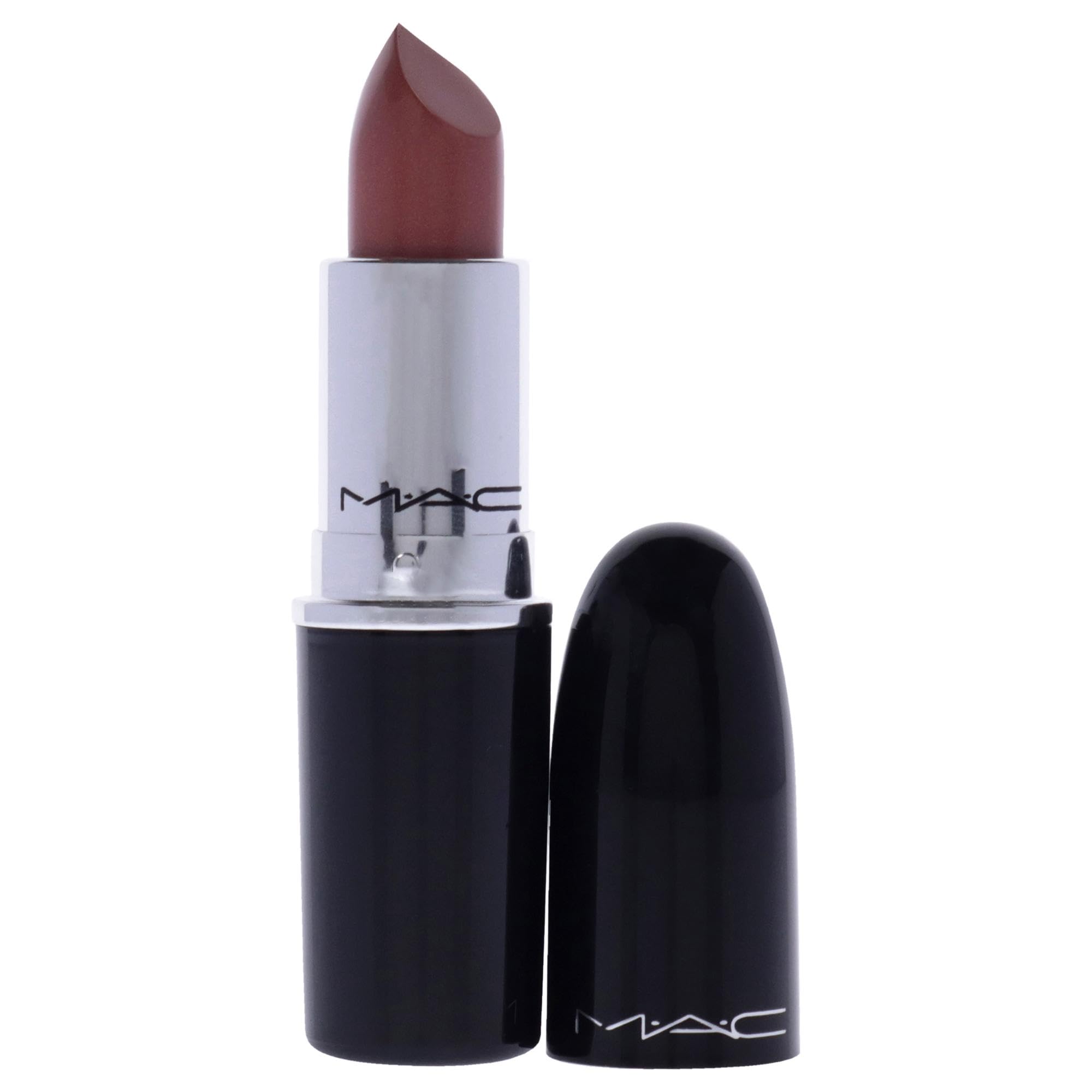 MAC Lustreglass close-up of lipstick texture highlighting smooth glide benefit
