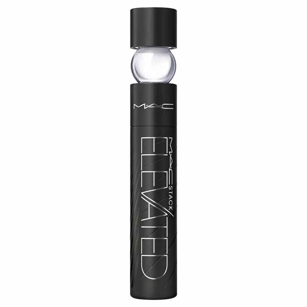 MAC MACStack product front view showing sleek tube and black finish for bold lashes