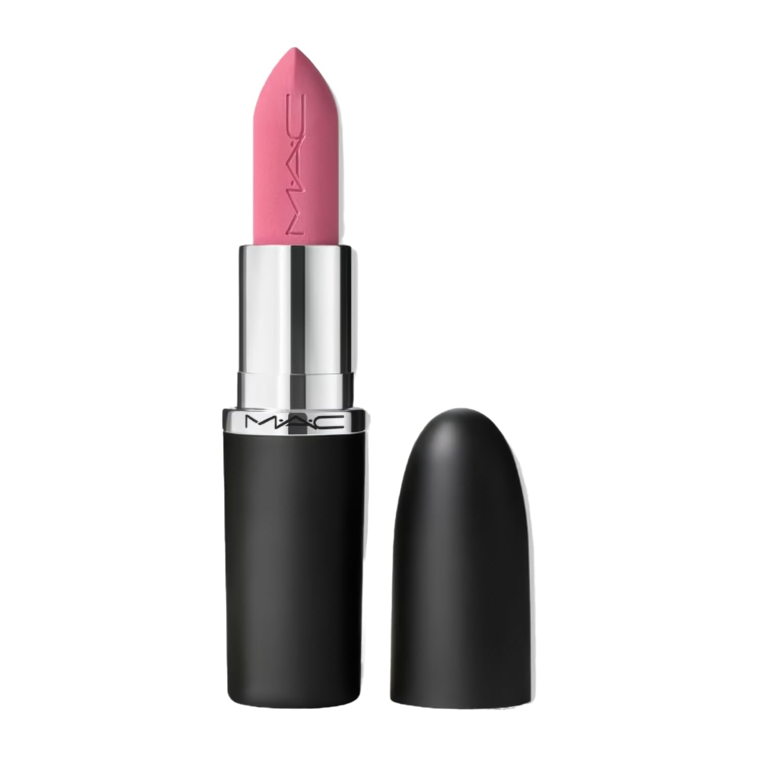 MAC front packaging showing tube and shade label for immediate identification and authenticity