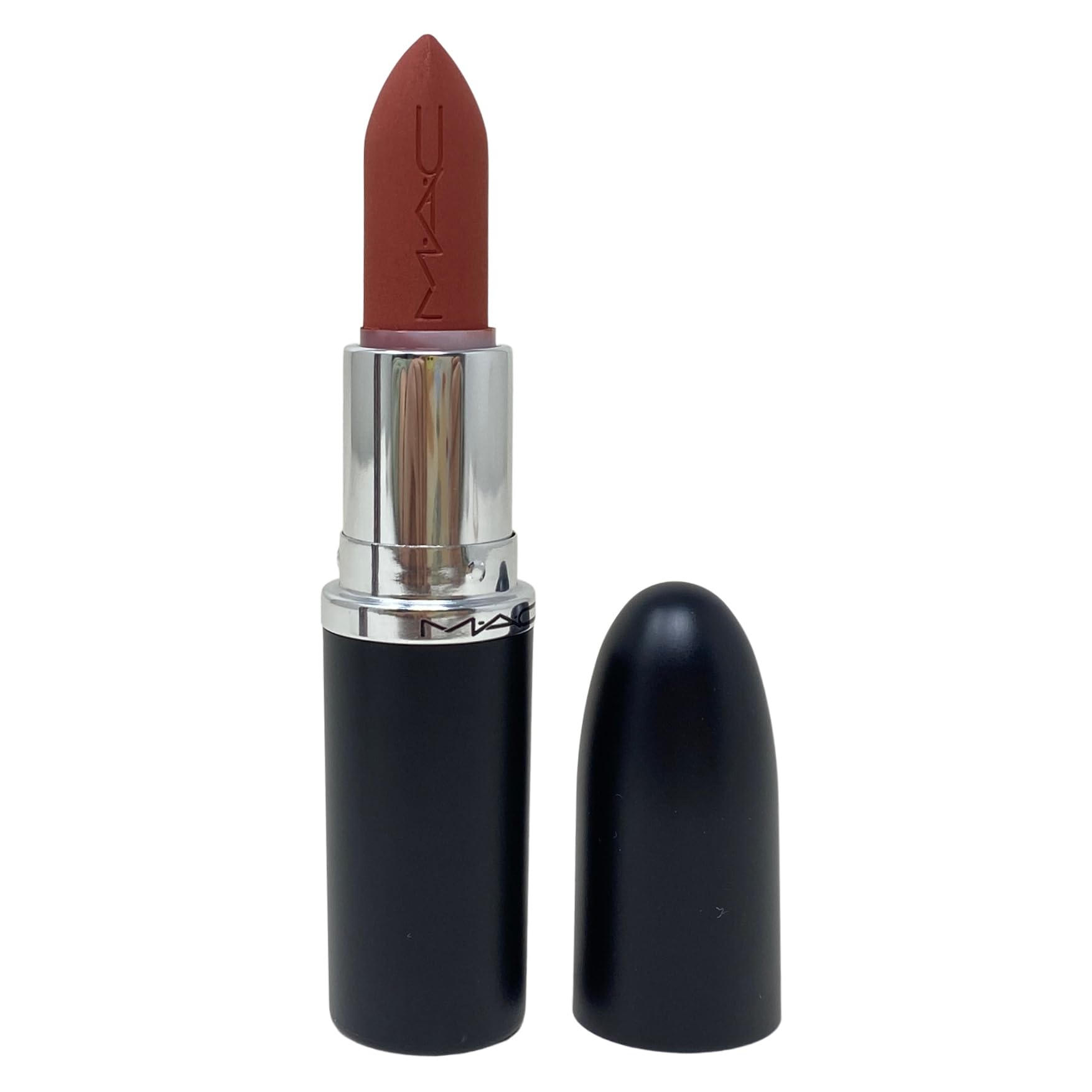 MAC M.A.Cximal Matte Lipstick bullet close-up showing creamy matte texture and rich pigment