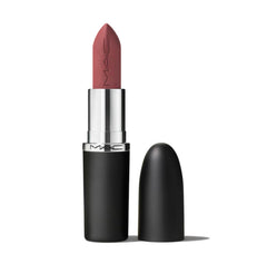 MAC Macximal Silky Matte Mehr front view showing sleek tube and bold shade benefit longwear color