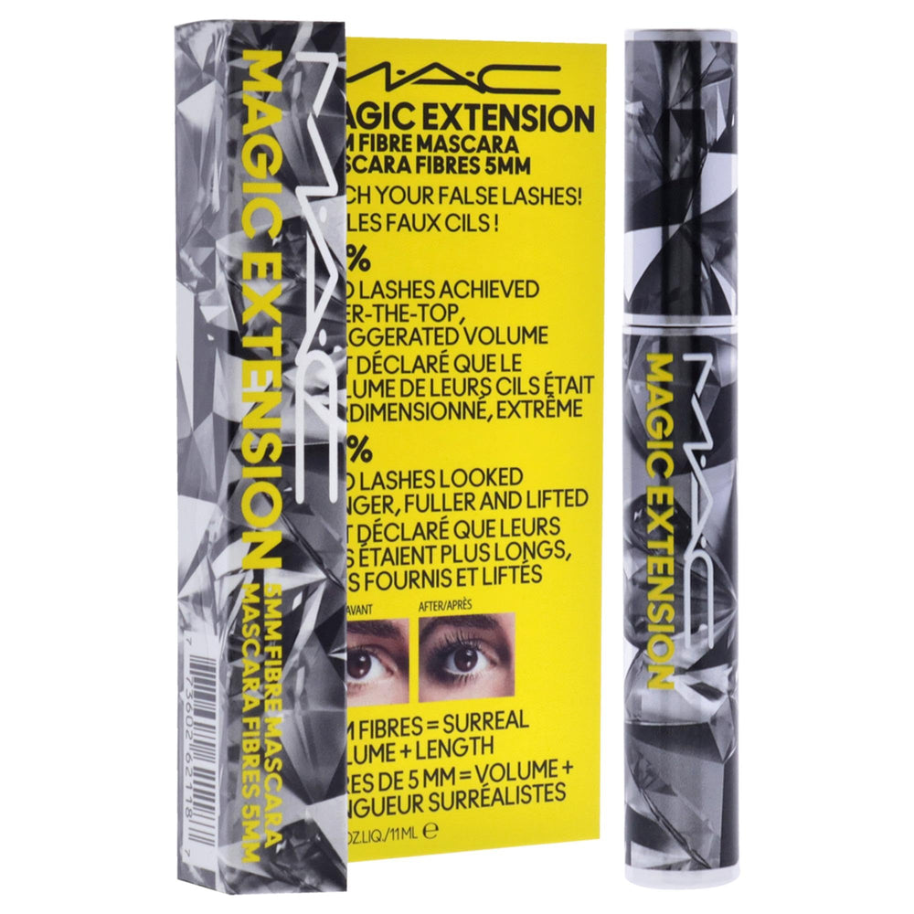 MAC Magic Extension on model lashes demonstrating dramatic length and volume