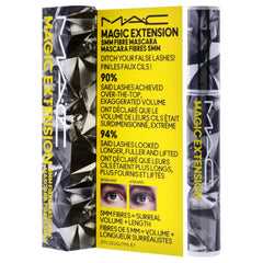 MAC Magic Extension next to ruler showing 5mm fibre length for clear scale