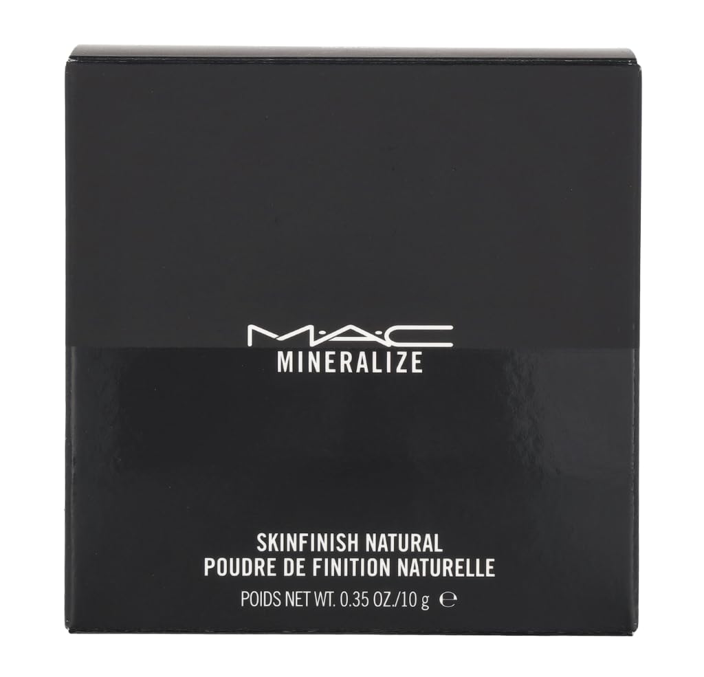 MAC powder being picked up with brush showing seamless blending advantage