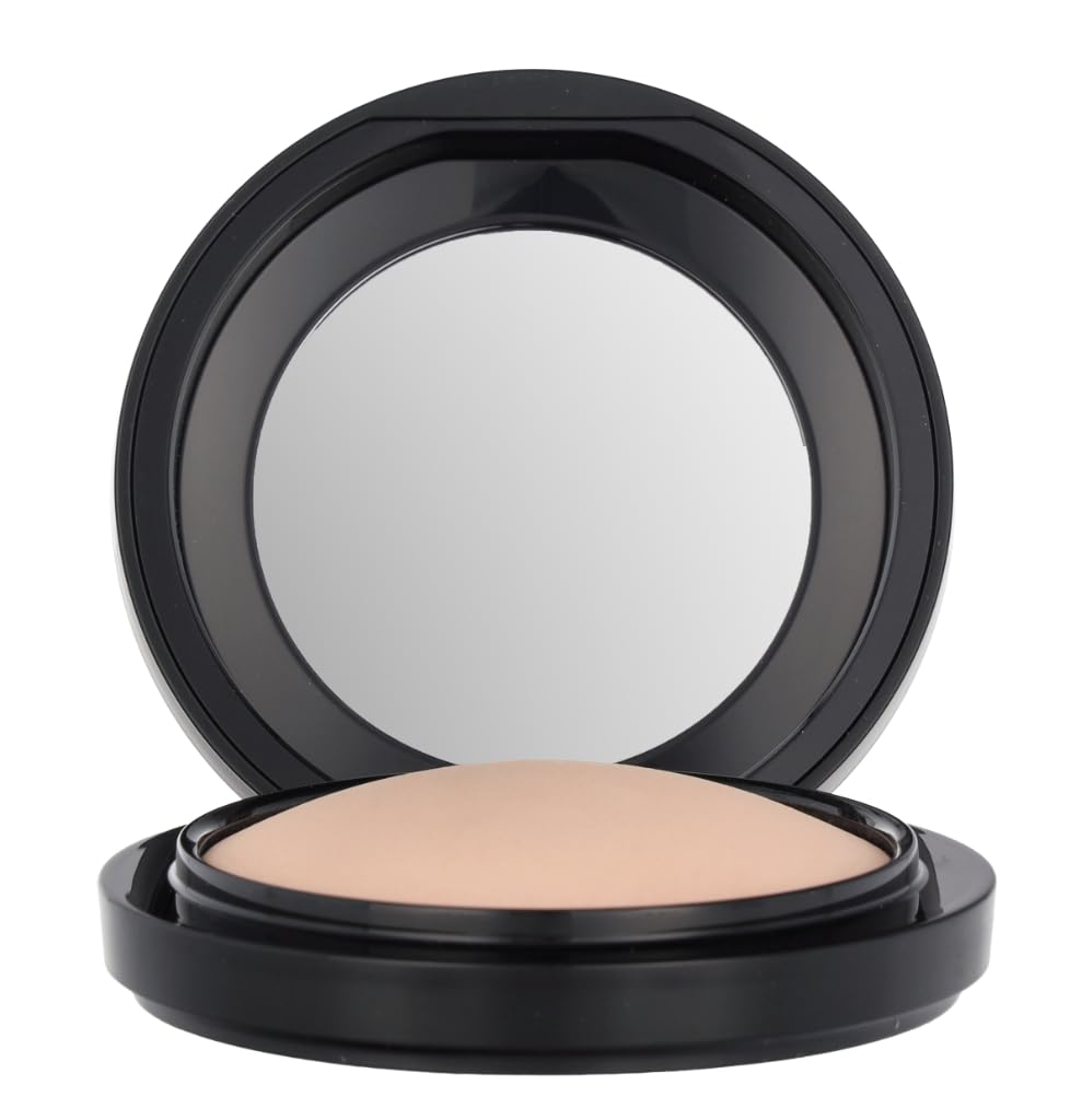 MAC close-up of baked domed texture highlighting smooth application benefit
