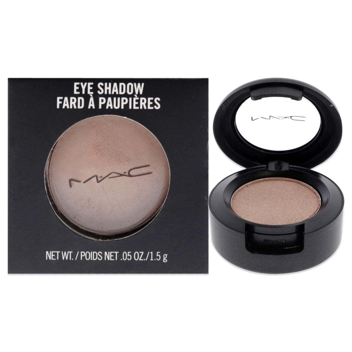 MAC Naked Lunch front pan showing compact packaging and true shade for versatile wear